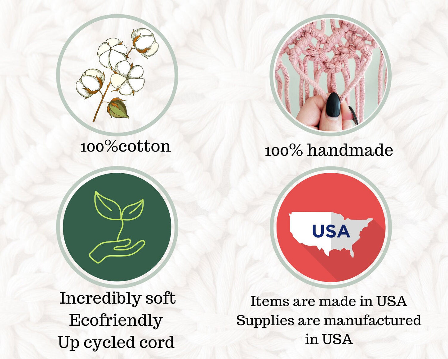 12x20 Macrame wall hanging. Made to order. 18 color choices.