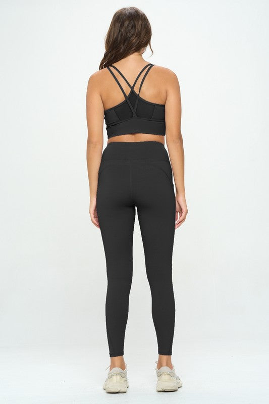 Activewear Set Top and Leggings