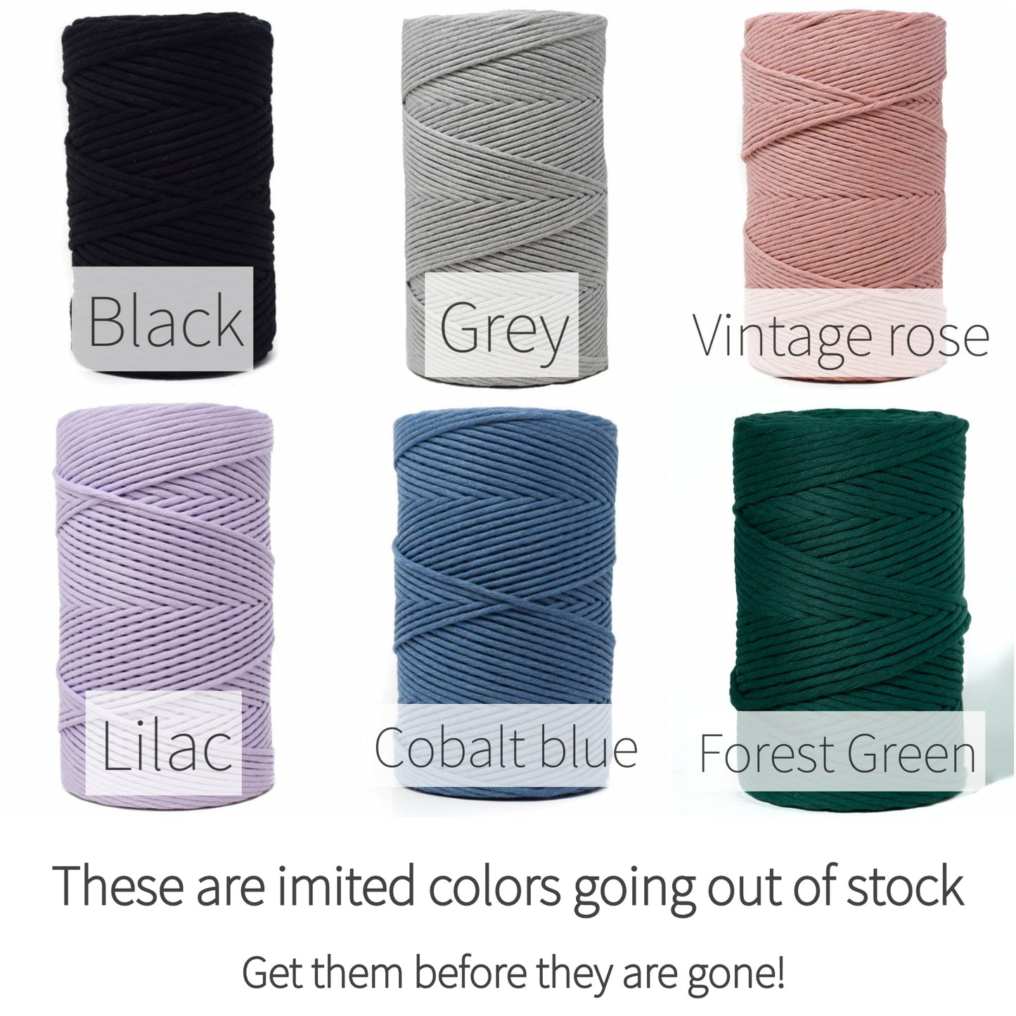 18 inch Macrame wall hangings. 18 color choices. Made to order.