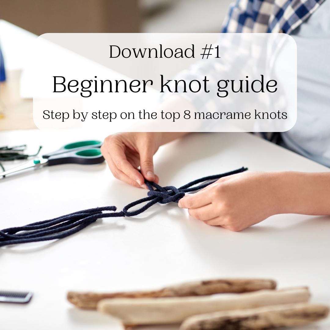 3 in 1 macrame heart valentines wall hanging PATTERN BUNDLE.